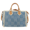 LOUIS VUITTON LV SKI Keepall Bandouliere40 Boston Bag Blue N00111 Auth 185350SM-2