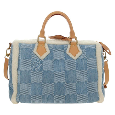LOUIS VUITTON LV SKI Keepall Bandouliere40 Boston Bag Blue N00111 Auth 185350SM - 0