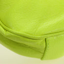 BALENCIAGA Chain Le Cagole XS Bag Leather 2way Green 695814 Auth 185356SAM-15