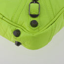 BALENCIAGA Le Cagole Shoulder Bag Leather Green 719065 Auth 185357SAM-16