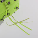 BALENCIAGA Le Cagole Shoulder Bag Leather Green 719065 Auth 185357SAM-19