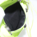 BALENCIAGA Le Cagole Shoulder Bag Leather Green 719065 Auth 185357SAM-23