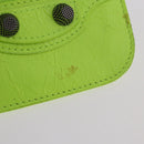 BALENCIAGA Le Cagole Shoulder Bag Leather Green 719065 Auth 185357SAM-30