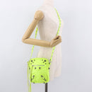 BALENCIAGA Le Cagole Shoulder Bag Leather Green 719065 Auth 185357SAM-35