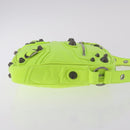 BALENCIAGA Le Cagole Shoulder Bag Leather Green 719065 Auth 185357SAM-3