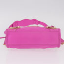 BALENCIAGA Classic Metallic Edge Mini City 2way Pink 390160 Auth 185358SAM-5
