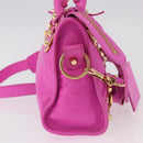 BALENCIAGA Classic Metallic Edge Mini City 2way Pink 390160 Auth 185358SAM-4