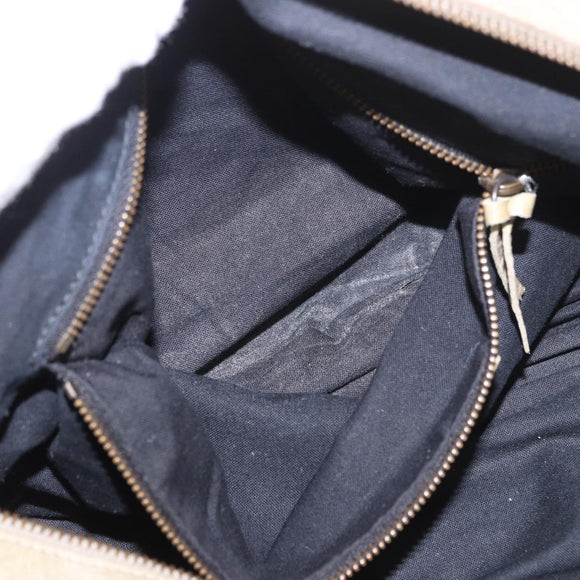 BALENCIAGA Tzigie Hand Bag Leather 2way Beige 128523 Auth 185359V