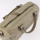 BALENCIAGA Tzigie Hand Bag Leather 2way Beige 128523 Auth 185359V-6