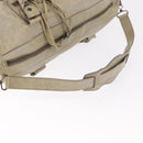 BALENCIAGA Tzigie Hand Bag Leather 2way Beige 128523 Auth 185359V-9