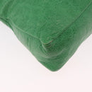 BALENCIAGA The City Hand Bag Leather 2way Green 103208 Auth 185361M-17