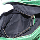 BALENCIAGA The City Hand Bag Leather 2way Green 103208 Auth 185361M-25