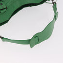 BALENCIAGA The City Hand Bag Leather 2way Green 103208 Auth 185361M-9
