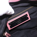BALENCIAGA The First Hand Bag Leather 2way Pink 103208 Auth 185362V-20