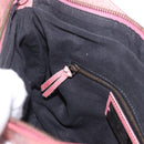 BALENCIAGA The First Hand Bag Leather 2way Pink 103208 Auth 185362V-24