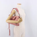 BALENCIAGA The First Hand Bag Leather 2way Pink 103208 Auth 185362V-28