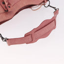 BALENCIAGA The First Hand Bag Leather 2way Pink 103208 Auth 185362V-9