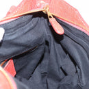BALENCIAGA The First Hand Bag Leather 2way Orange Gold 285433 Auth 185363V-22