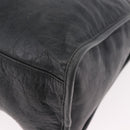 BALENCIAGA The City Hand Bag Leather 2way Black 115748 Auth 185364SAM-15