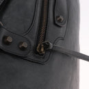 BALENCIAGA The City Hand Bag Leather 2way Black 115748 Auth 185364SAM-17