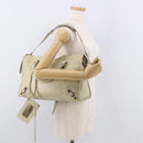 BALENCIAGA The City Hand Bag Leather 2way Ivory 115748 Auth 185365V-31