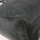 BALENCIAGA Vero Hand Bag Leather 2way Gray 235216 Auth 185366V-18