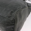 BALENCIAGA Vero Hand Bag Leather 2way Gray 235216 Auth 185366V-19