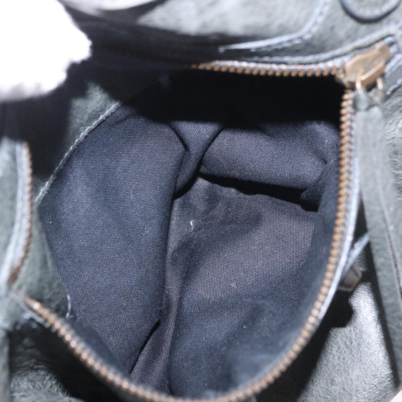 BALENCIAGA Vero Hand Bag Leather 2way Gray 235216 Auth 185366V