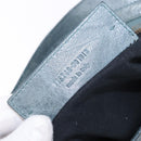 BALENCIAGA The City Bag Leather 2way Light Blue Gold Silver 115748 Auth 185367V-12