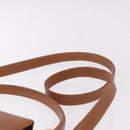 GUCCI Bamboo Hand Bag Leather 2way Brown Gold Auth 185369-15