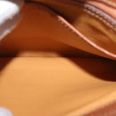 GUCCI Bamboo Hand Bag Leather 2way Brown Gold Auth 185369-23