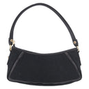 GUCCI GG Canvas Shoulder Bag Black Gold 130939 Auth 185370V-2