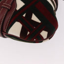 GUCCI Jackie Shoulder Bag Velor Green Gold 163804 Auth 185371SM-14