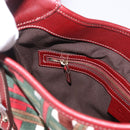 GUCCI Jackie Shoulder Bag Velor Green Gold 163804 Auth 185371SM-22