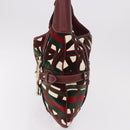 GUCCI Jackie Shoulder Bag Velor Green Gold 163804 Auth 185371SM-3