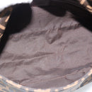 FENDI Zucca Canvas Mamma Baguette Shoulder Bag Black Brown Auth 185374V-11