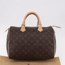 LOUIS VUITTON Monogram Speedy 30 Hand Bag M41526 LV Auth 185383A-12