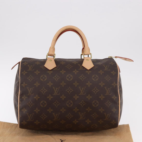 LOUIS VUITTON Monogram Speedy 30 Hand Bag M41526 LV Auth 185383A