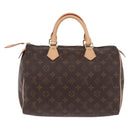 LOUIS VUITTON Monogram Speedy 30 Hand Bag M41526 LV Auth 185383A-2