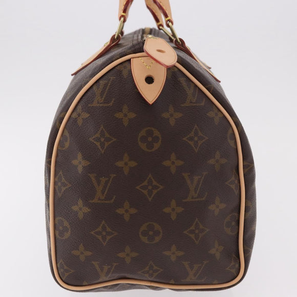 LOUIS VUITTON Monogram Speedy 30 Hand Bag M41526 LV Auth 185383A