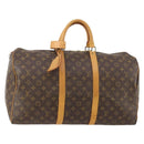 LOUIS VUITTON Monogram Keepall 50 Boston Bag M41426 LV Auth 185384A-1