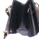 CHANEL Matelasse Hand Bag Patent leather Black Gold CC Auth 185385A-20