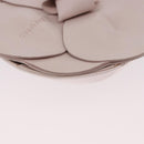 CHANEL Camellia Chain Hand Bag Lamb Skin Pink Gold CC Auth 185386SM-17