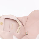 CHANEL Camellia Chain Hand Bag Lamb Skin Pink Gold CC Auth 185386SM-21