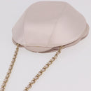 CHANEL Camellia Chain Hand Bag Lamb Skin Pink Gold CC Auth 185386SM-6
