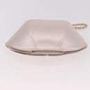 CHANEL Camellia Chain Hand Bag Lamb Skin Pink Gold CC Auth 185386SM-5