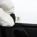 Miu Miu Matelasse Shoulder Bag Leather Black Gold Auth 185388V-12