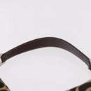 FENDI Shoulder Bag Harako leather Beige Silver Auth 185389V-8