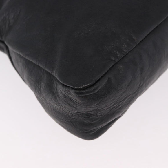 BALENCIAGA The First Hand Bag Leather 2way Black 103208 Auth 185399SAM