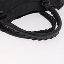 BALENCIAGA The First Hand Bag Leather 2way Black 103208 Auth 185399SAM-7
